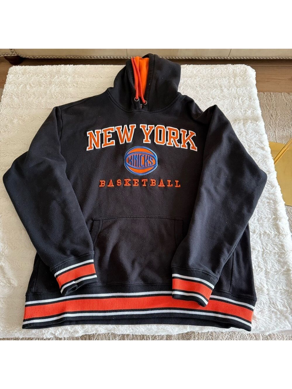 Unk Black and Orange Basketball Sweatshirt